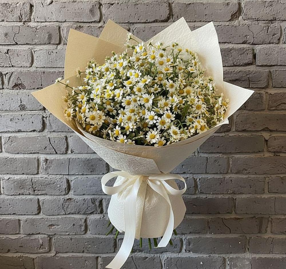 Букет цветов из: Ромашки в Новопокровской