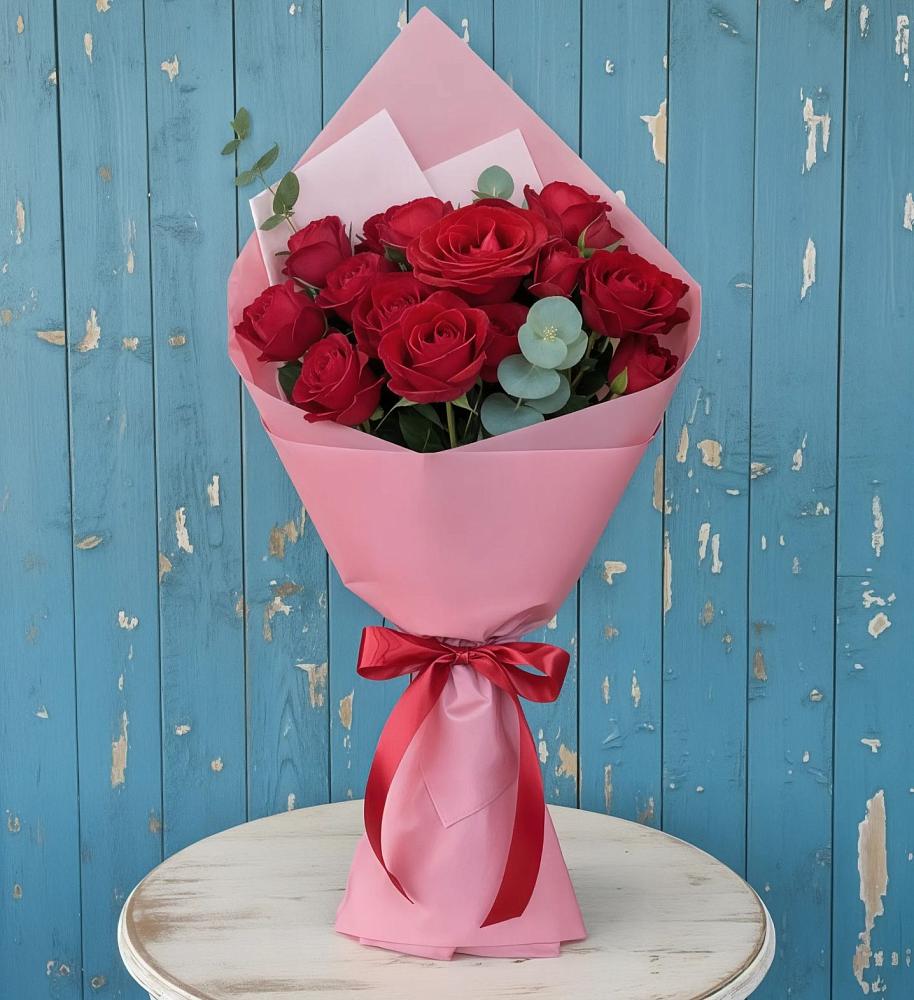 Букет цветов из: Розы в Новопокровской