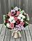 Букет цветов из: Альстромерии, Гвоздики, Розы и Хризантемы в Новопокровской