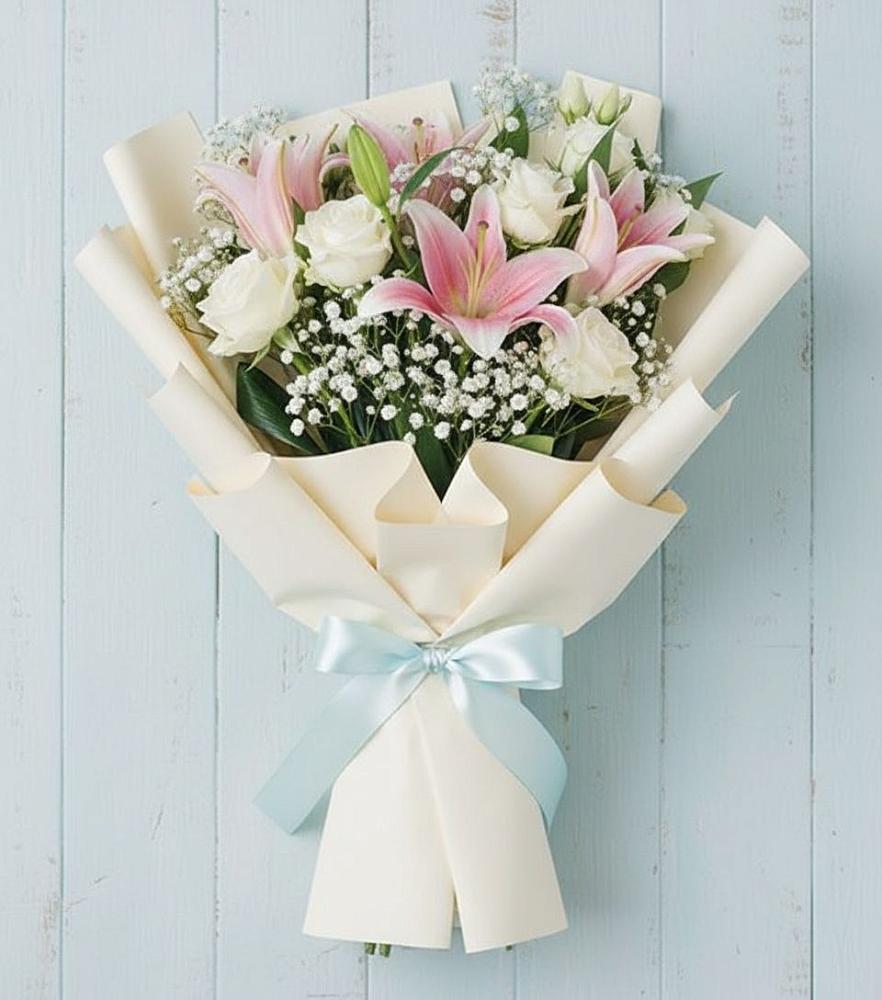 Букет цветов из: Лилии в Новопокровской