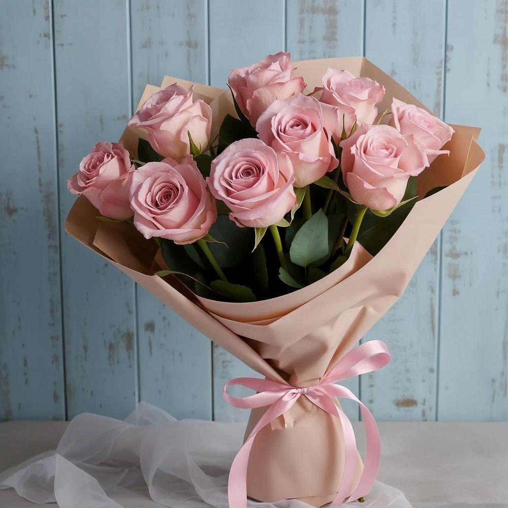 Букет цветов из: Розы в Новопокровской