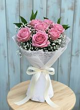 Букет цветов из:  Розы в Новопокровской