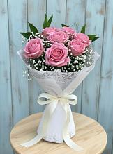 Букет цветов из:  Розы в Новопокровской