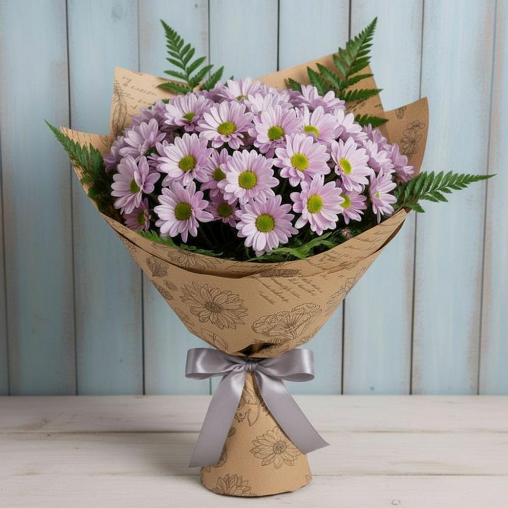 Букет цветов из: Хризантемы в Новопокровской