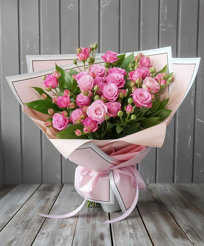 Букет Розовый кустик в Новопокровской