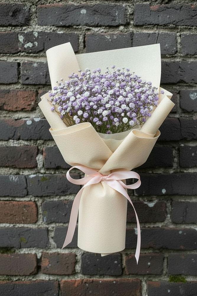 Букет цветов из: Гипсофила в Новопокровской