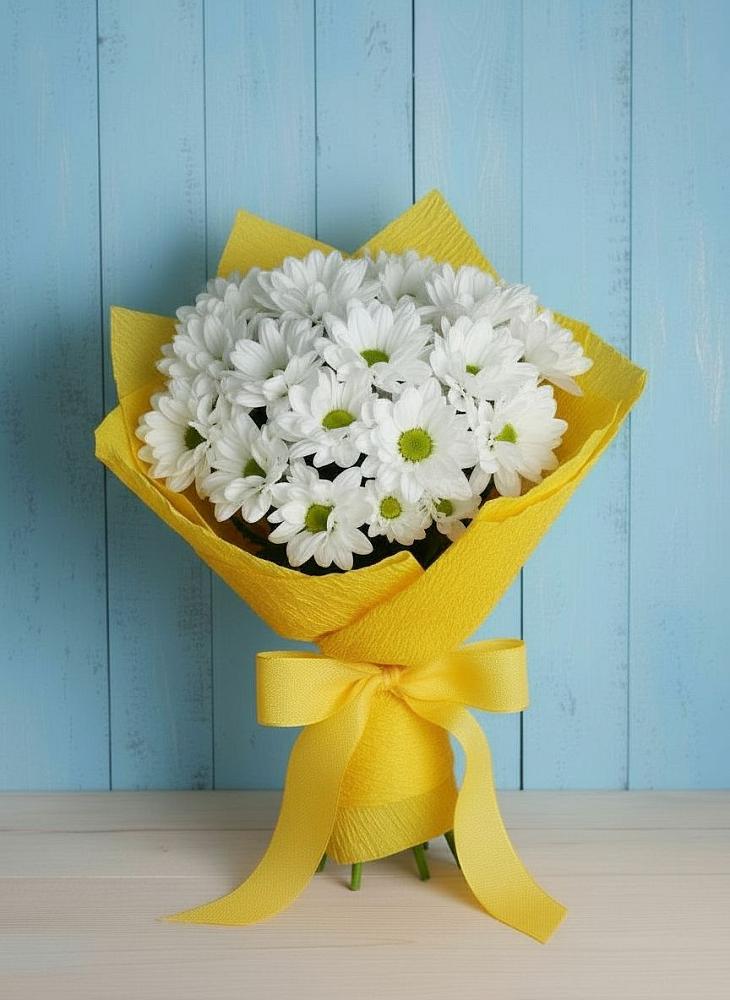 Букет цветов из: Хризантемы в Новопокровской