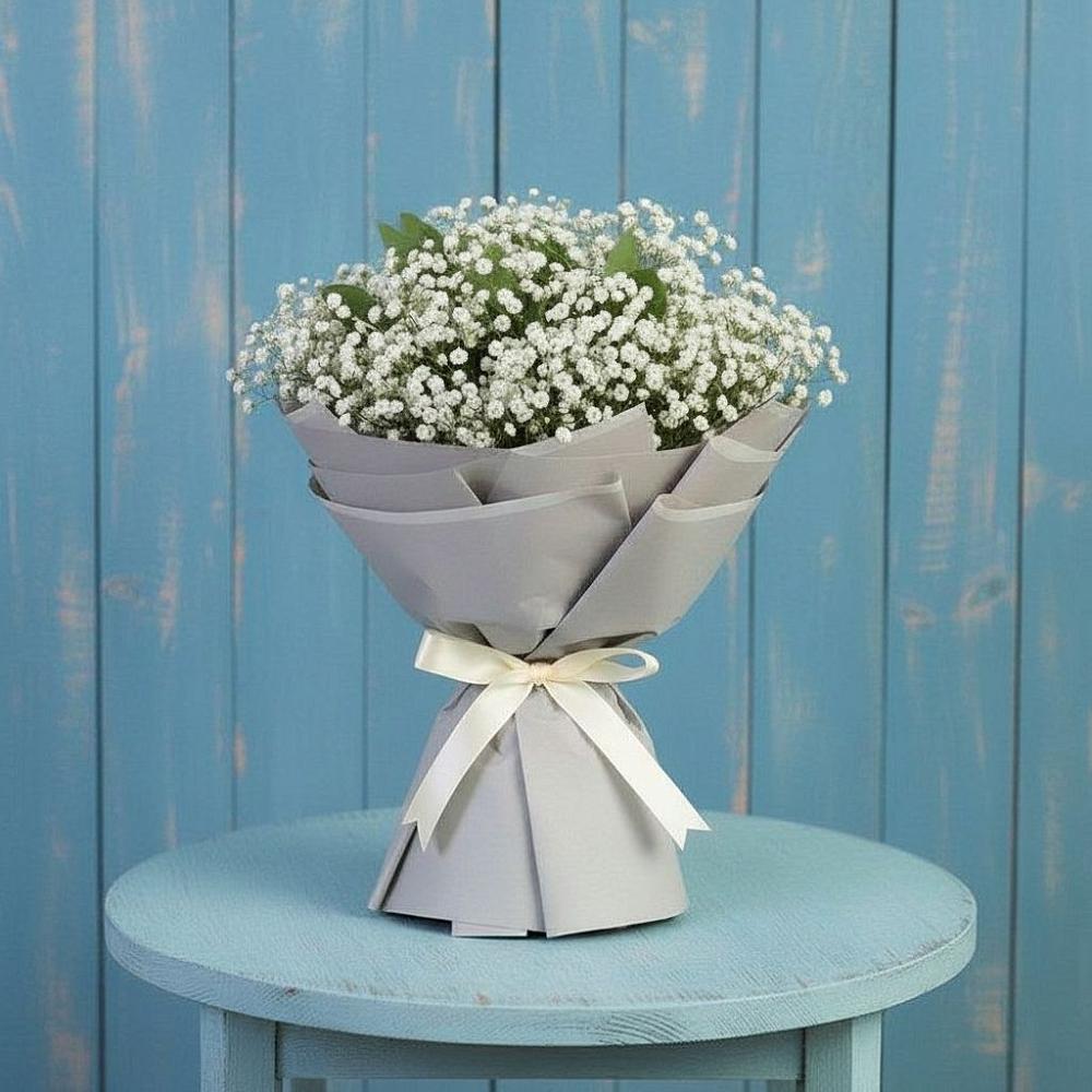 Букет цветов из: Гипсофила в Новопокровской