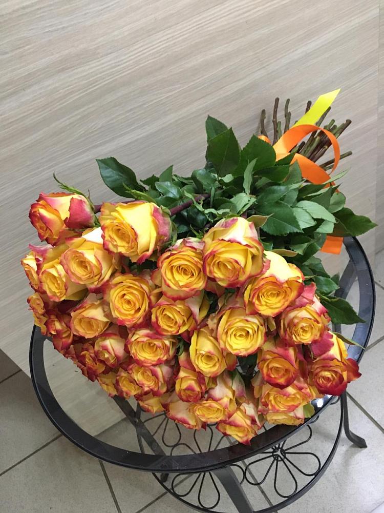 Букет Желтые розы в Новопокровской