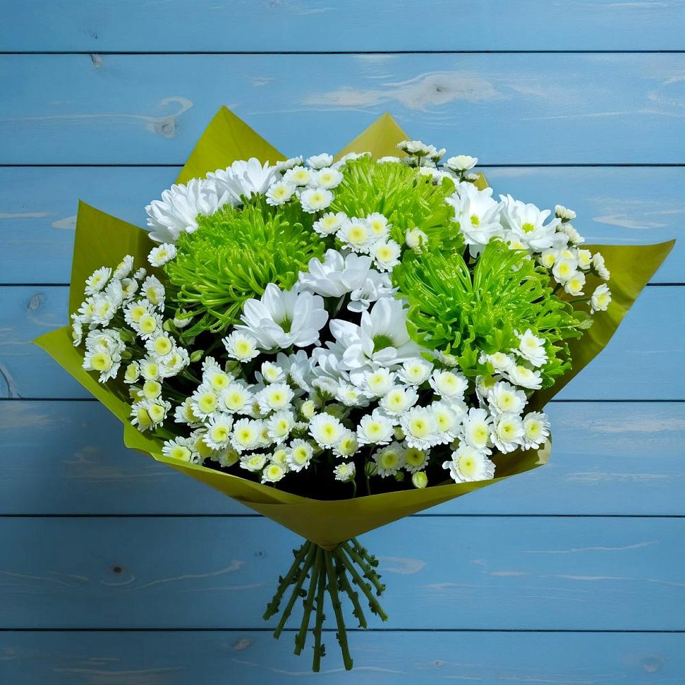 Букет цветов из: Хризантемы в Новопокровской