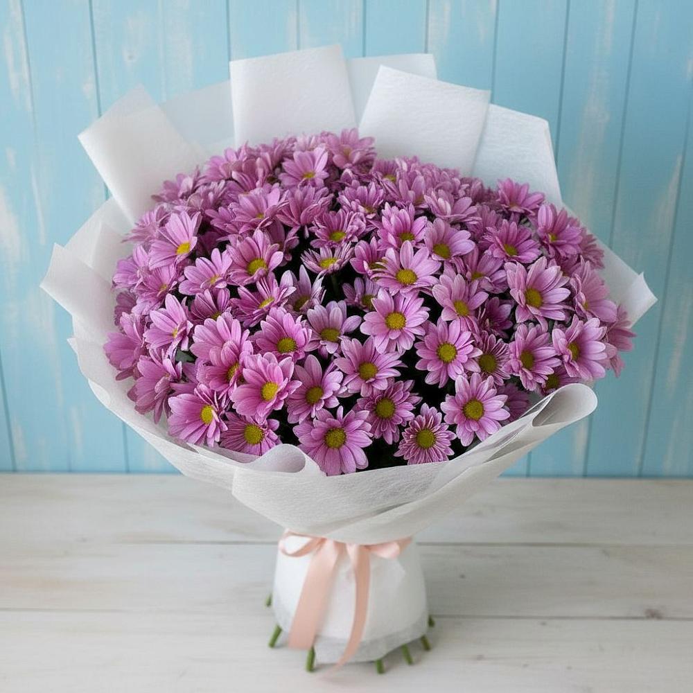 Букет цветов из: Хризантемы в Новопокровской