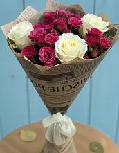 Букет цветов из:  Розы #REPLACE_PRED# Новопокровской