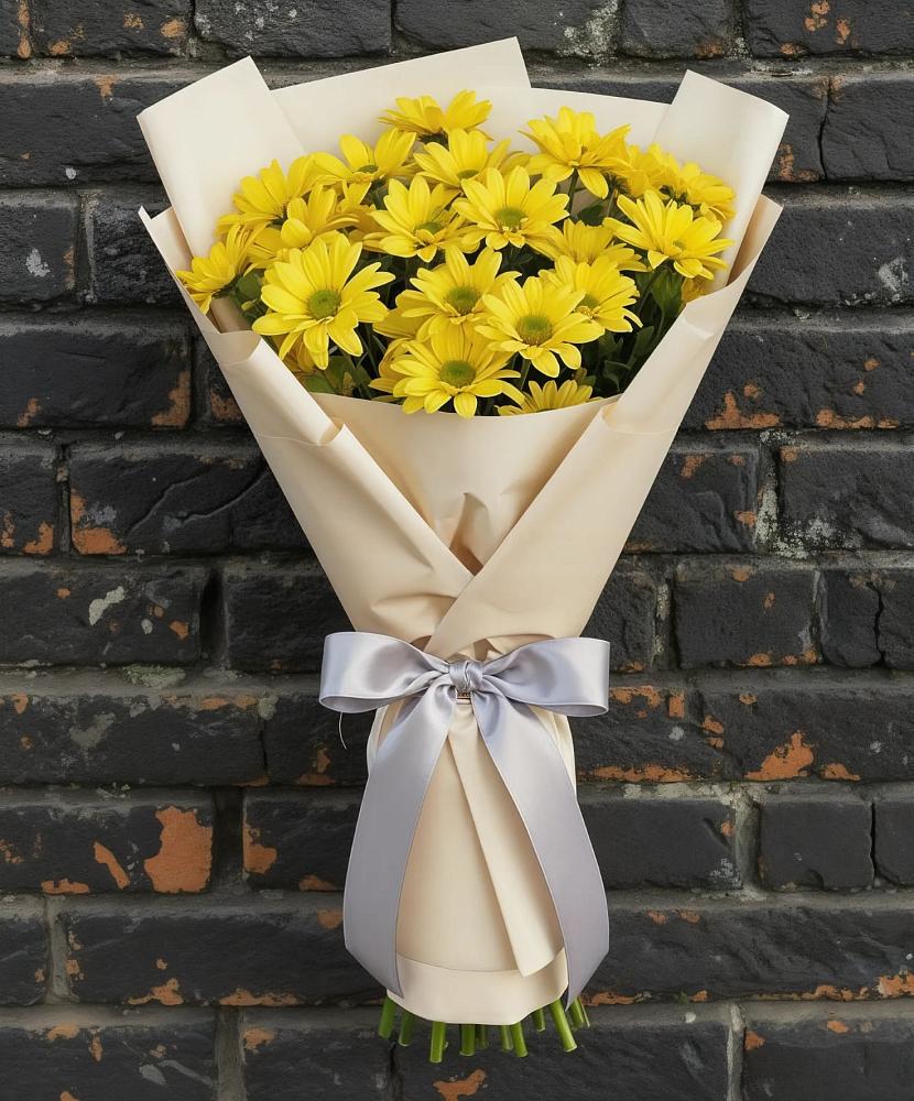 Букет цветов из: Хризантемы в Новопокровской