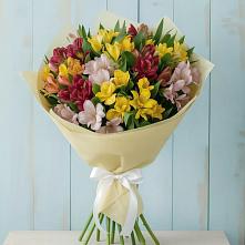 Букет цветов из:  Альстромерии в Новопокровской