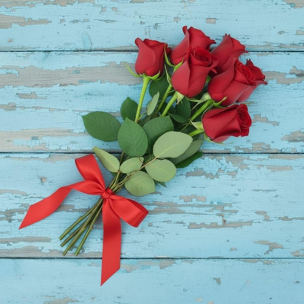 Букет Красные розы в Новопокровской