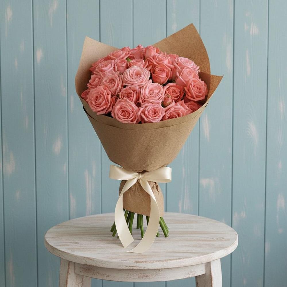 Букет цветов из: Розы в Новопокровской