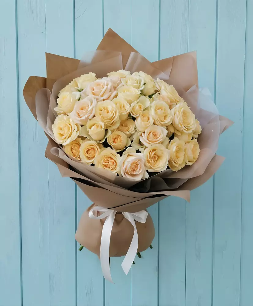 Букет Кремовое облако в Новопокровской