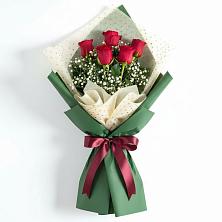 Букет цветов из:  Розы в Новопокровской