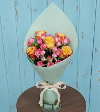 Букет цветов из:  Розы в Новопокровской