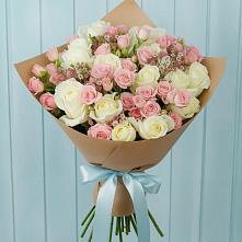 Букет цветов из:  Розы в Новопокровской